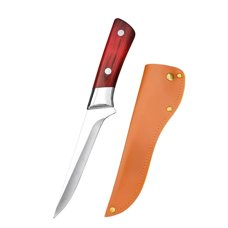 Faca de desossa de aço inoxidável, faca de cozinha, cutelo, carne, frutas, pei