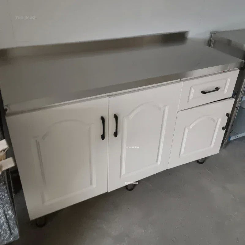 Pias de cozinha modernas de aço inoxidável, pia de lavar louça, armário de c