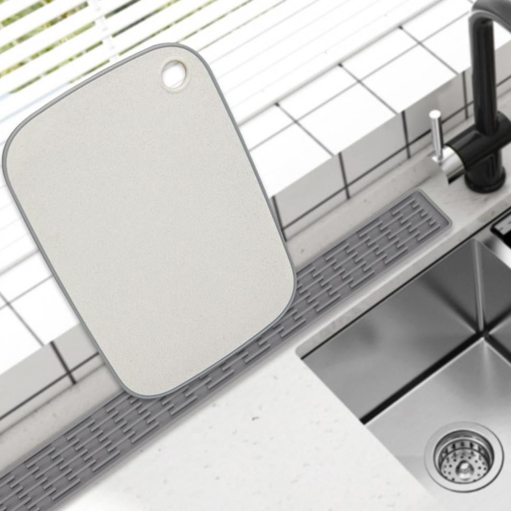 Almofada de drenagem retangular de silicone, tapete de superfície superior para