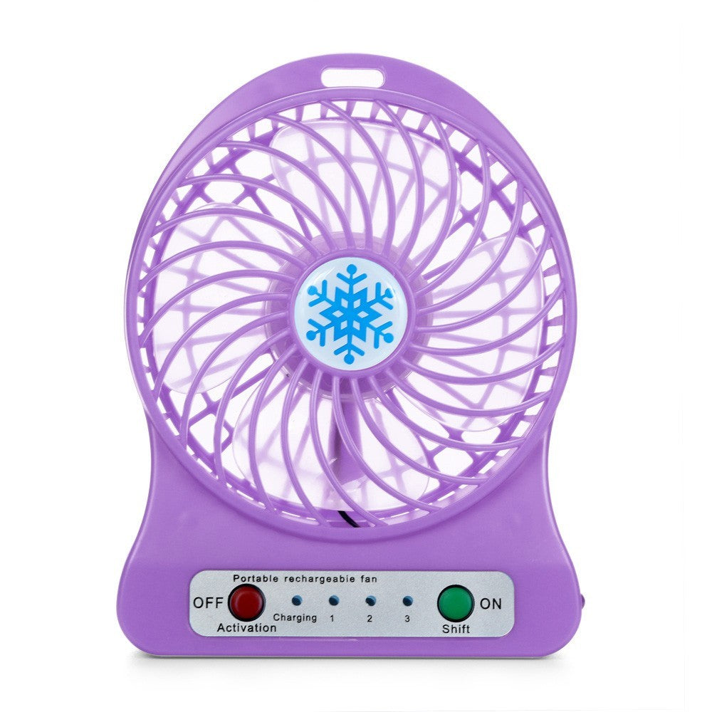 Mini pequeno ventilador de carregamento usb portátil dormitório escritório pe