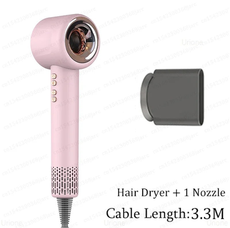 Super secador de cabelo 220v sem folhas de cabelo cuidados pessoais com o cabelo
