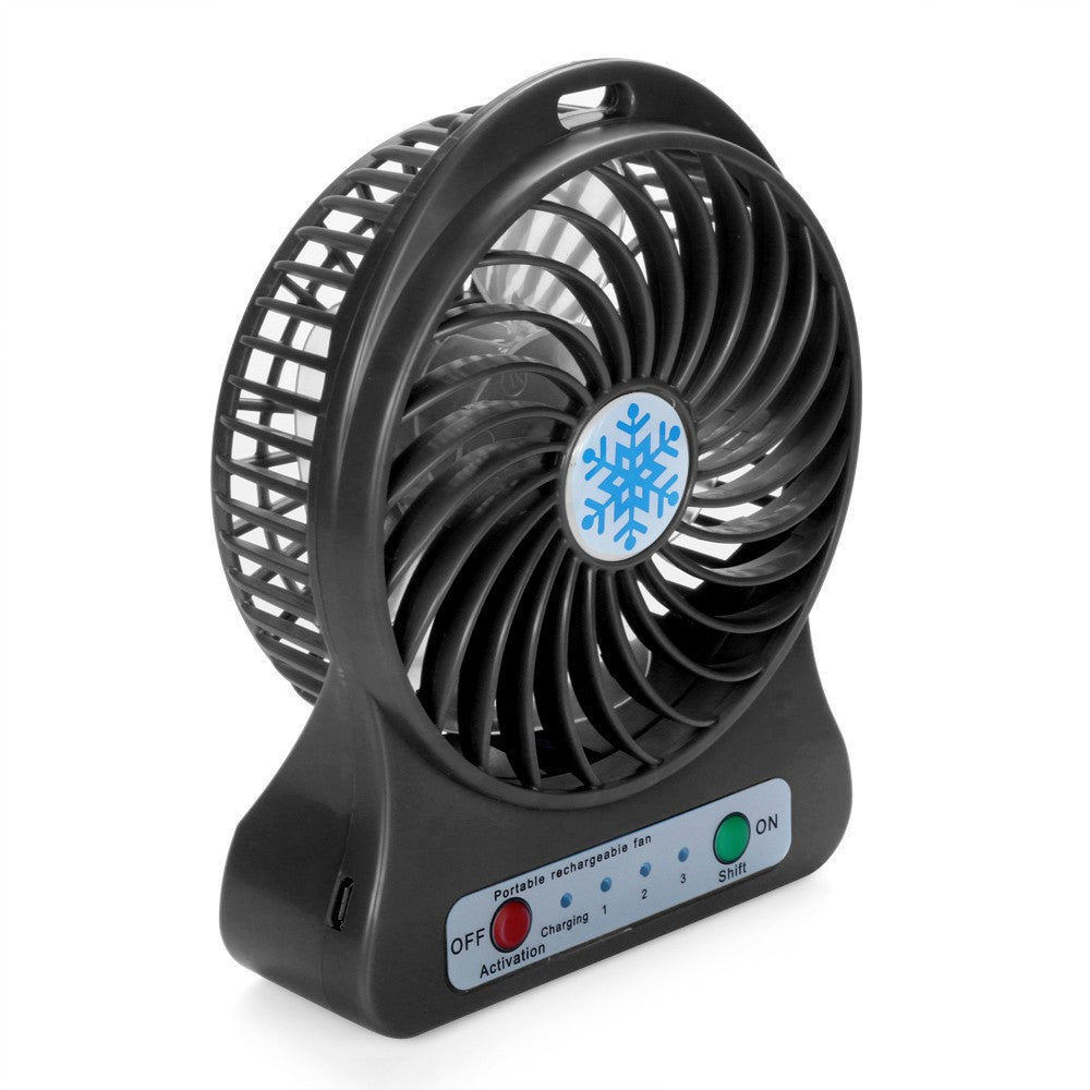 Mini pequeno ventilador de carregamento usb portátil dormitório escritório pe