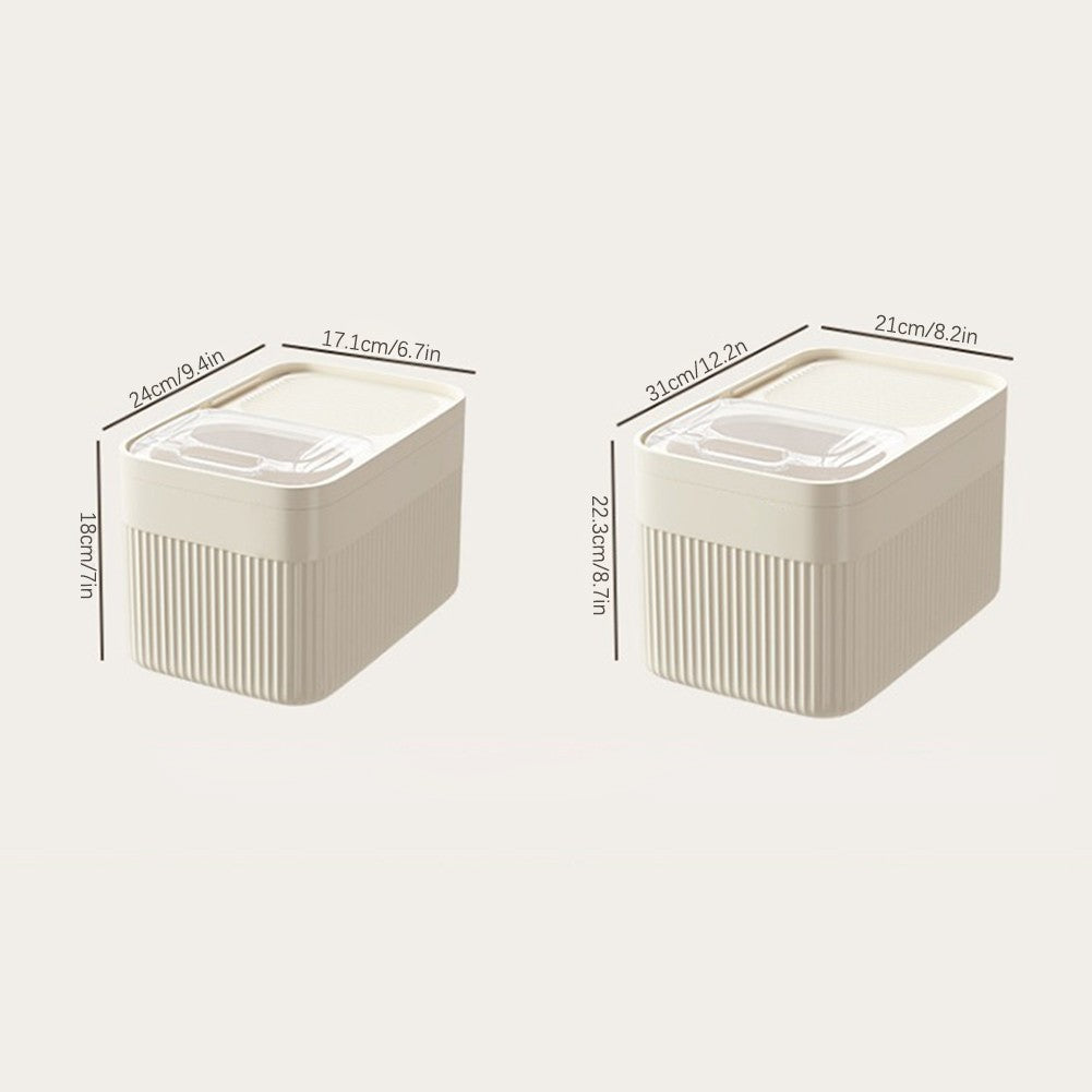 Recipiente de armazenamento de alimentos para cães com tampa hermética 5/10/15