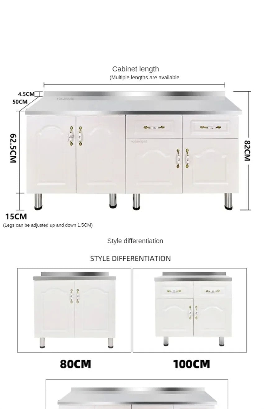 Pias de cozinha modernas de aço inoxidável, pia de lavar louça, armário de c
