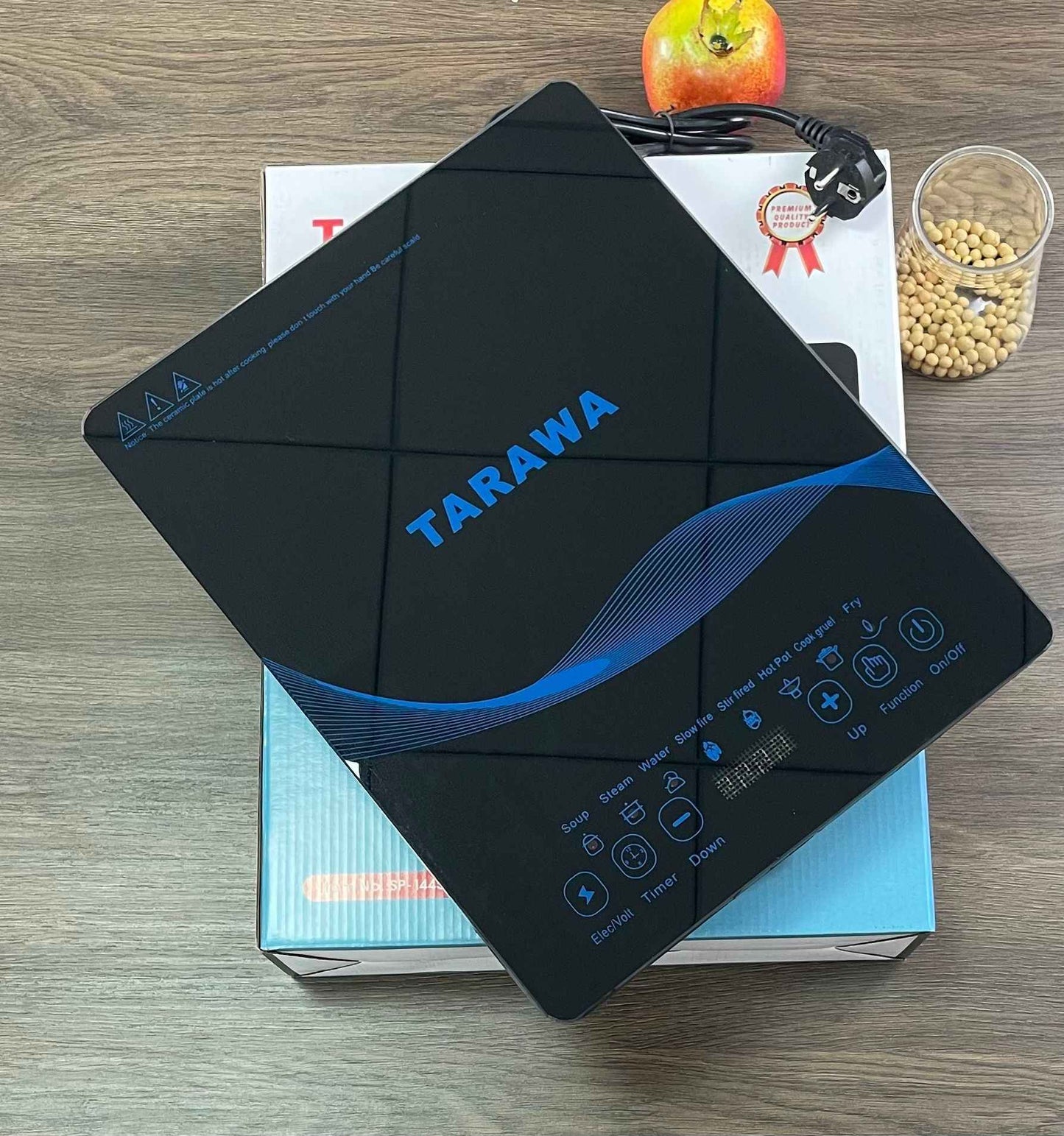 Fogão de indução para fritar, guisado e cozinhar panela quente multifuncional