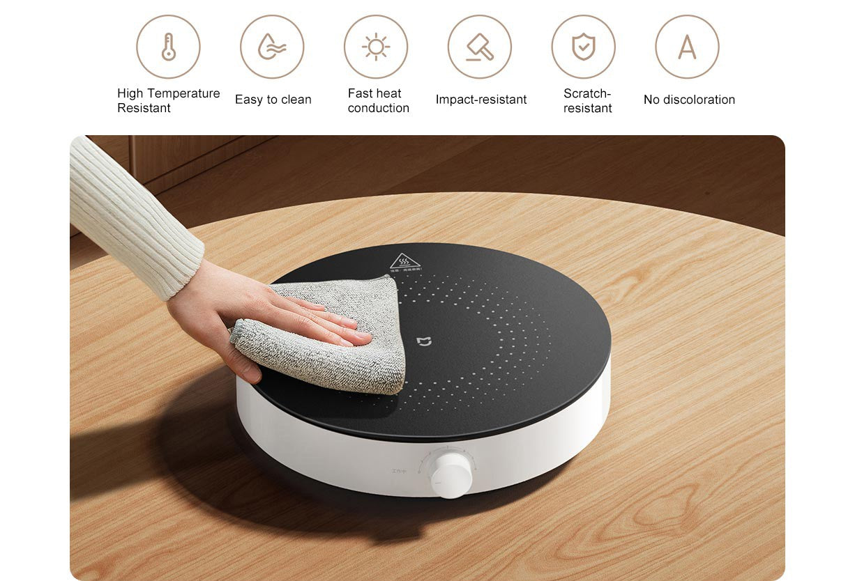 Fogão de indução XIAOMI MIJIA N1, 2100W de alta potência, 6 níveis de calor