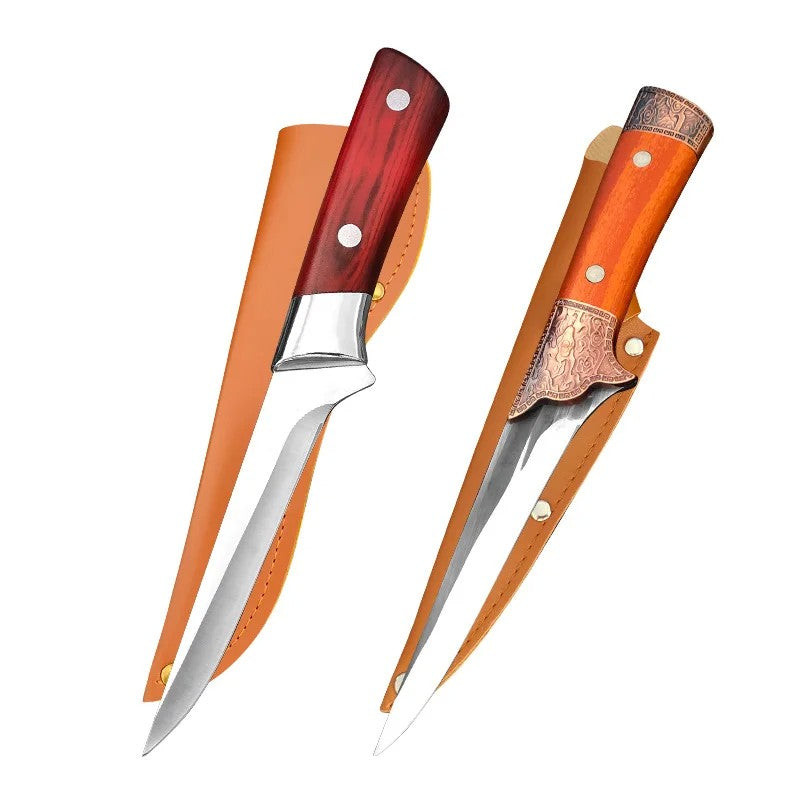 Faca de desossa de aço inoxidável, faca de cozinha, cutelo, carne, frutas, pei