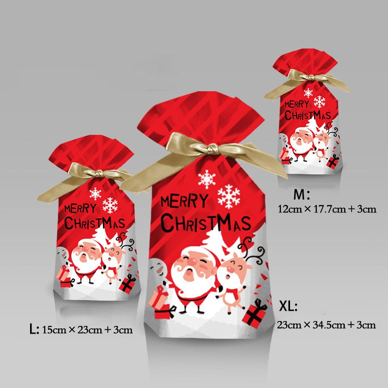 2022 saco de doces de natal saco de presente de papai noel decoração de natal
