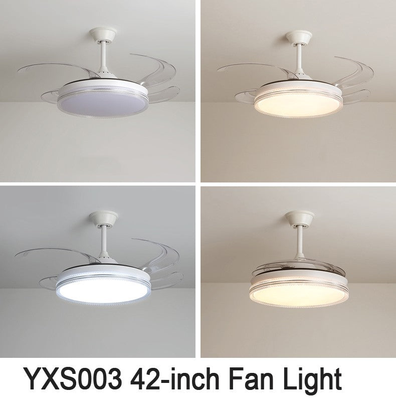Moderno nórdico led ventiladores de teto com luzes decoração para casa vento