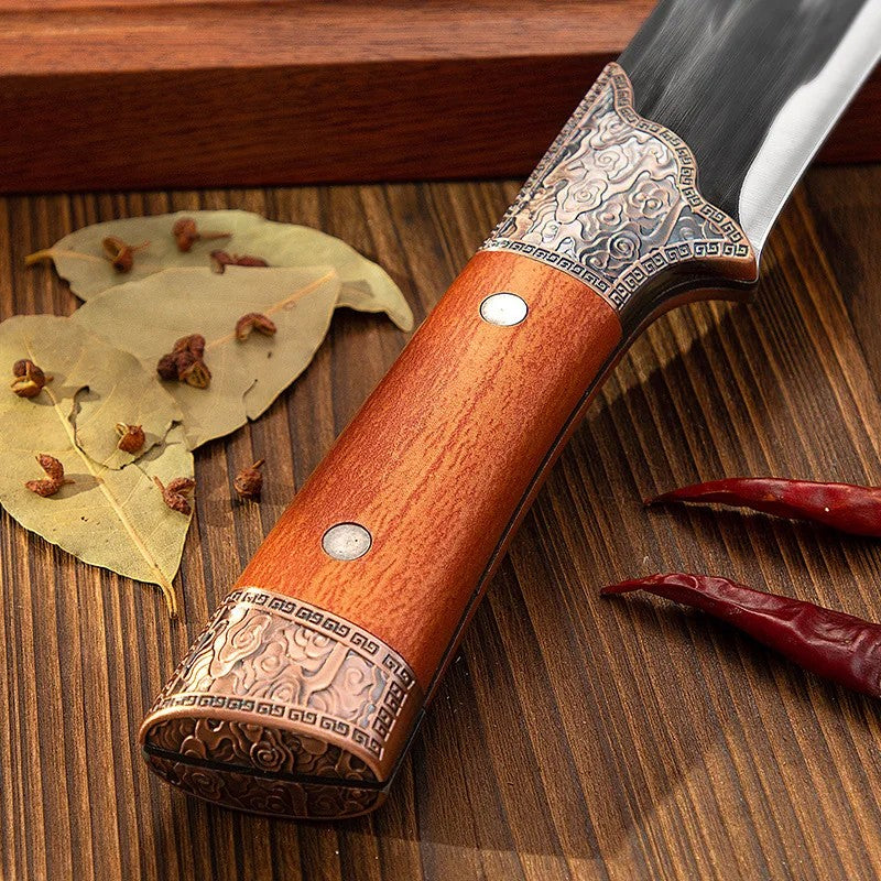 Faca de desossa de aço inoxidável, faca de cozinha, cutelo, carne, frutas, pei