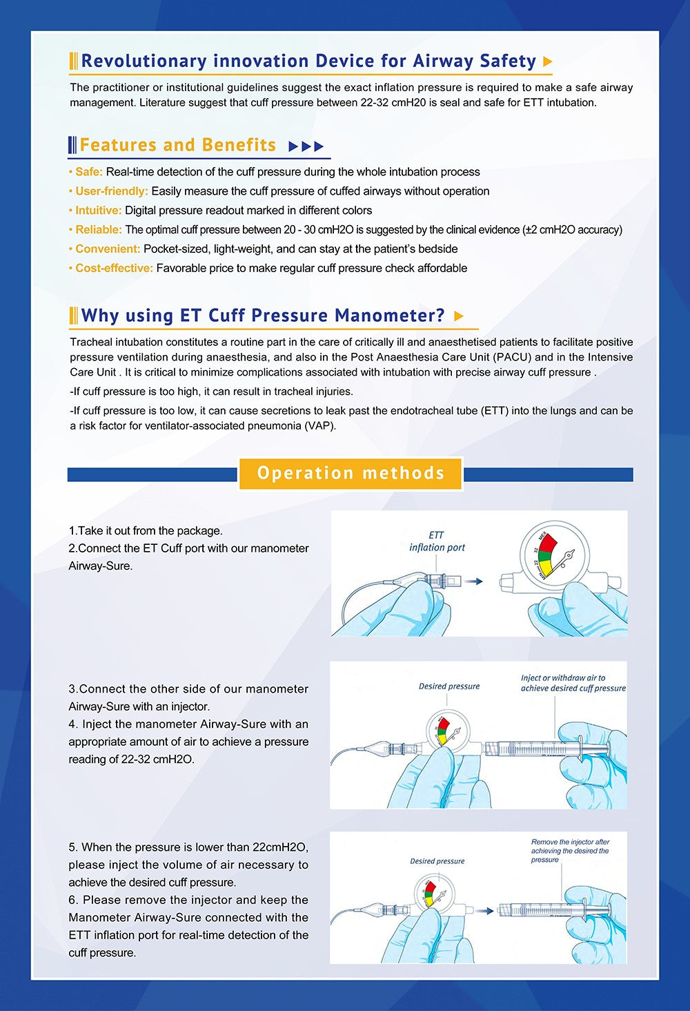 Balão de intubação endotraqueal, medidor de pressão, dispositivo de detecção de saturação, animal de estimação, máquina de anestesia, acessórios clínicos