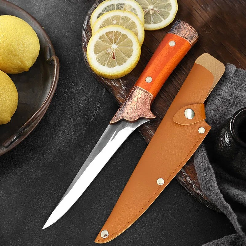 Faca de desossa de aço inoxidável, faca de cozinha, cutelo, carne, frutas, pei