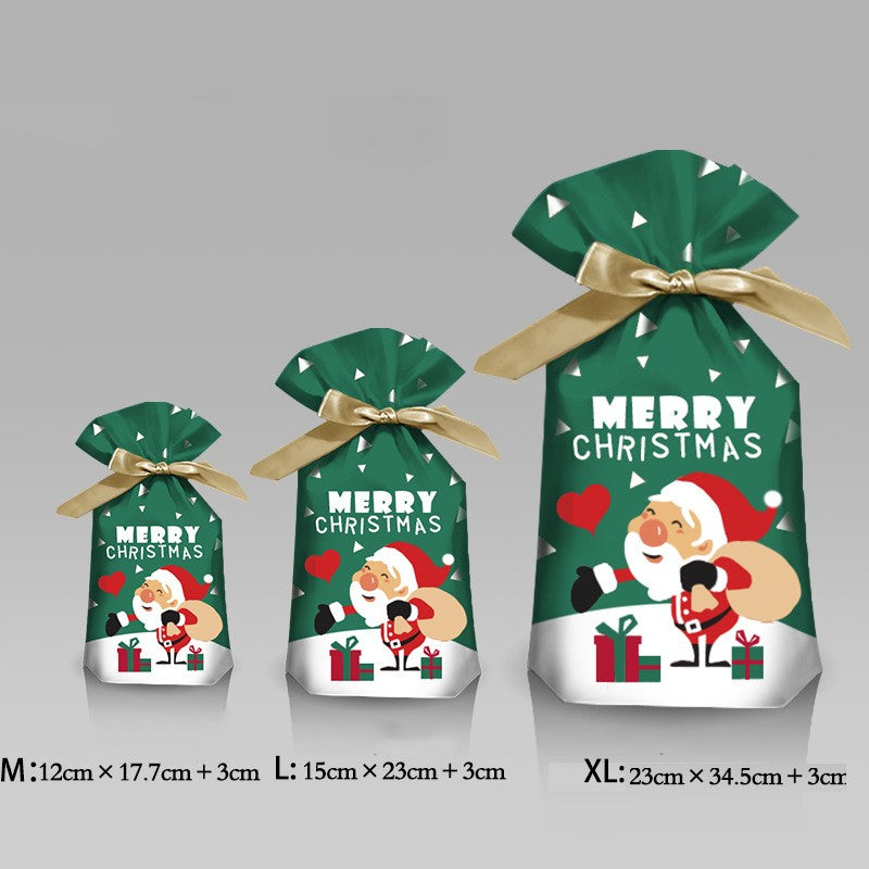 2022 saco de doces de natal saco de presente de papai noel decoração de natal