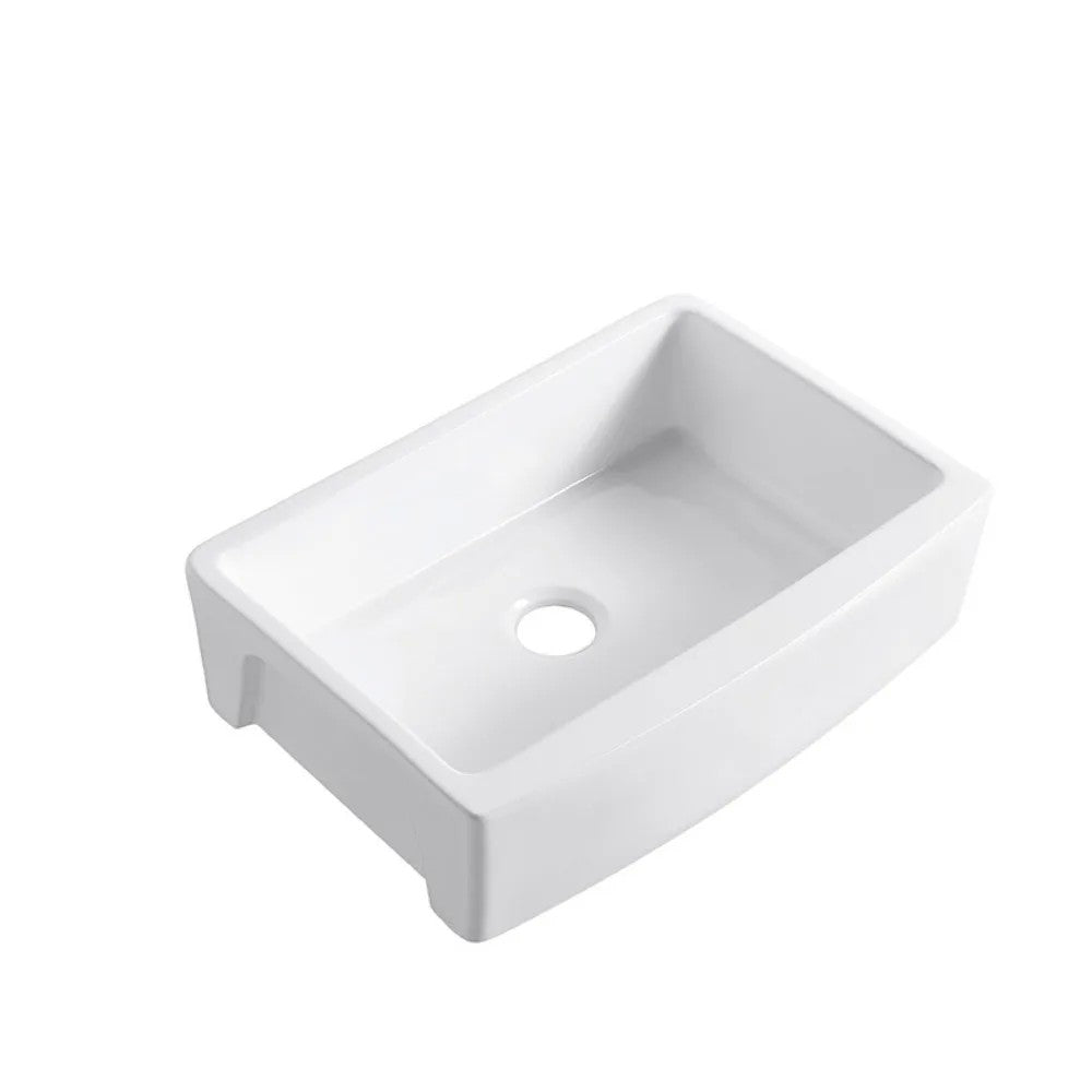 Pia de cerâmica americana retrô, pia de bancada, pia grande embutida de cozinh