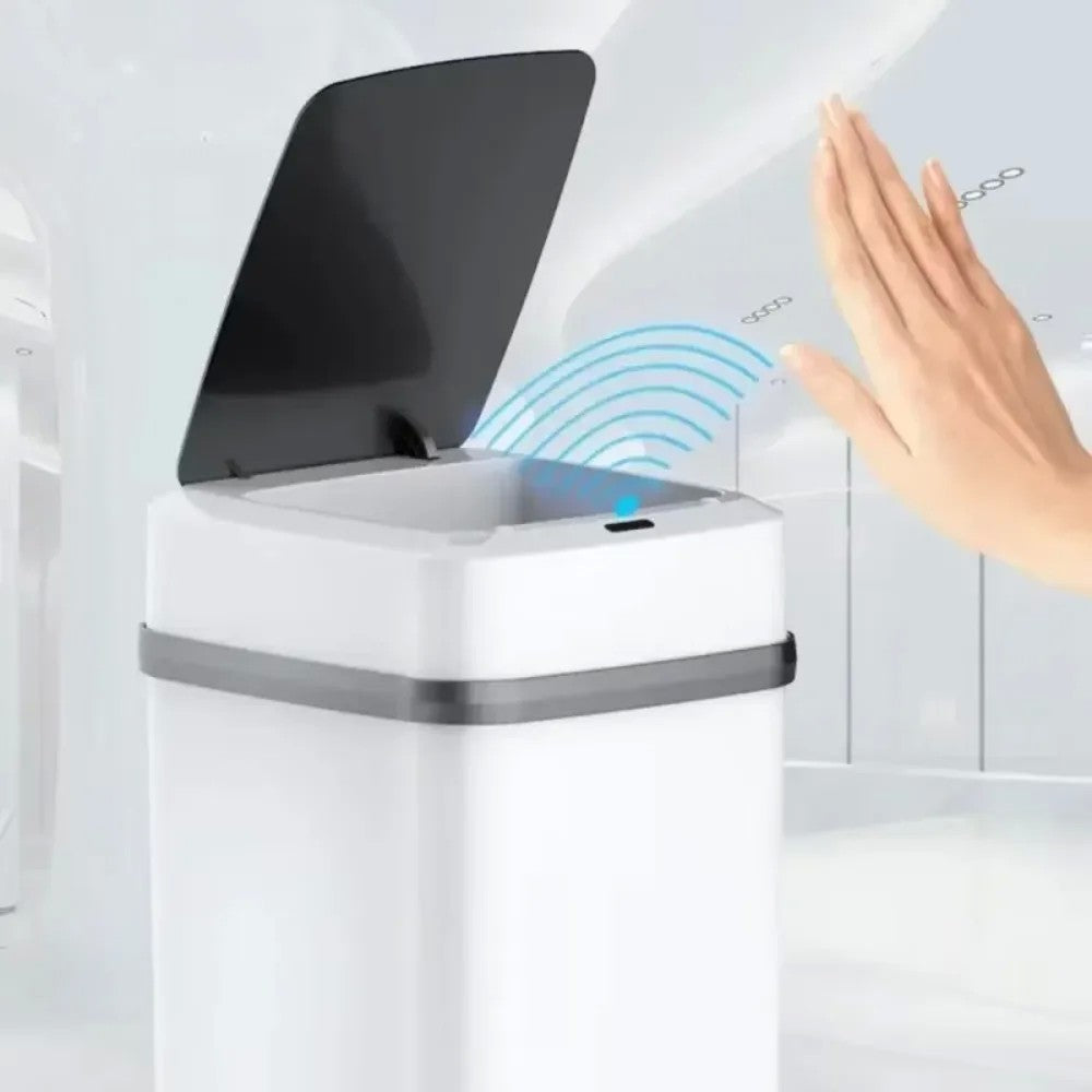 13L Casa Cozinha Sala de estar Banheiro Sensor Inteligente Touchless Tampa Abert