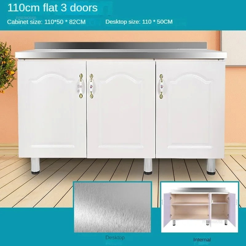 Pias de cozinha modernas de aço inoxidável, pia de lavar louça, armário de c