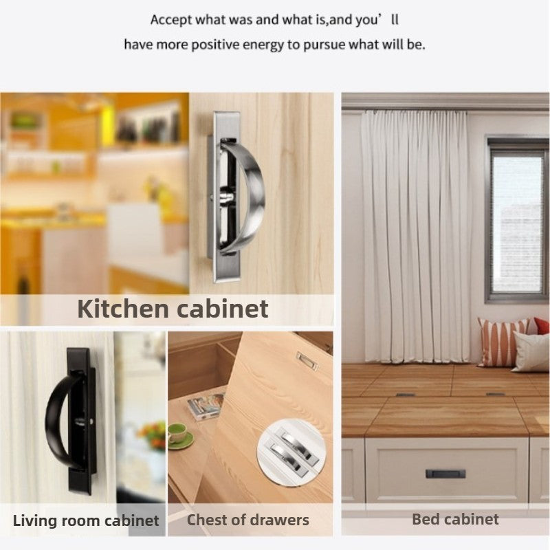 Tatami liga de zinco escondida alças porta embutida puxar capa piso armário li