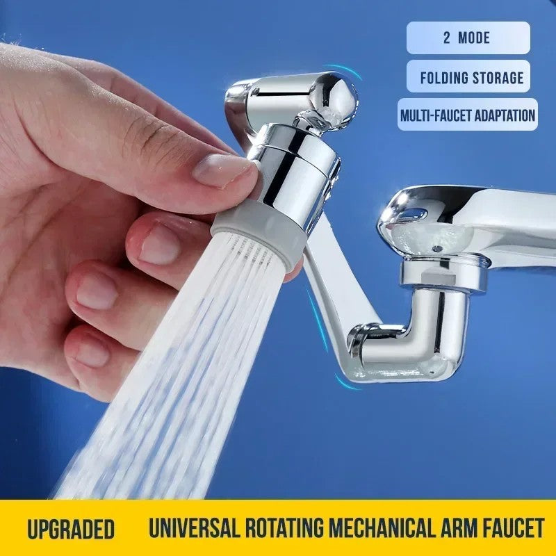 Universal 1080 ° Rotação torneiras extensor pulverizador cabeça cozinha robô braço extensão torneira aerador misturador bubbler água bico