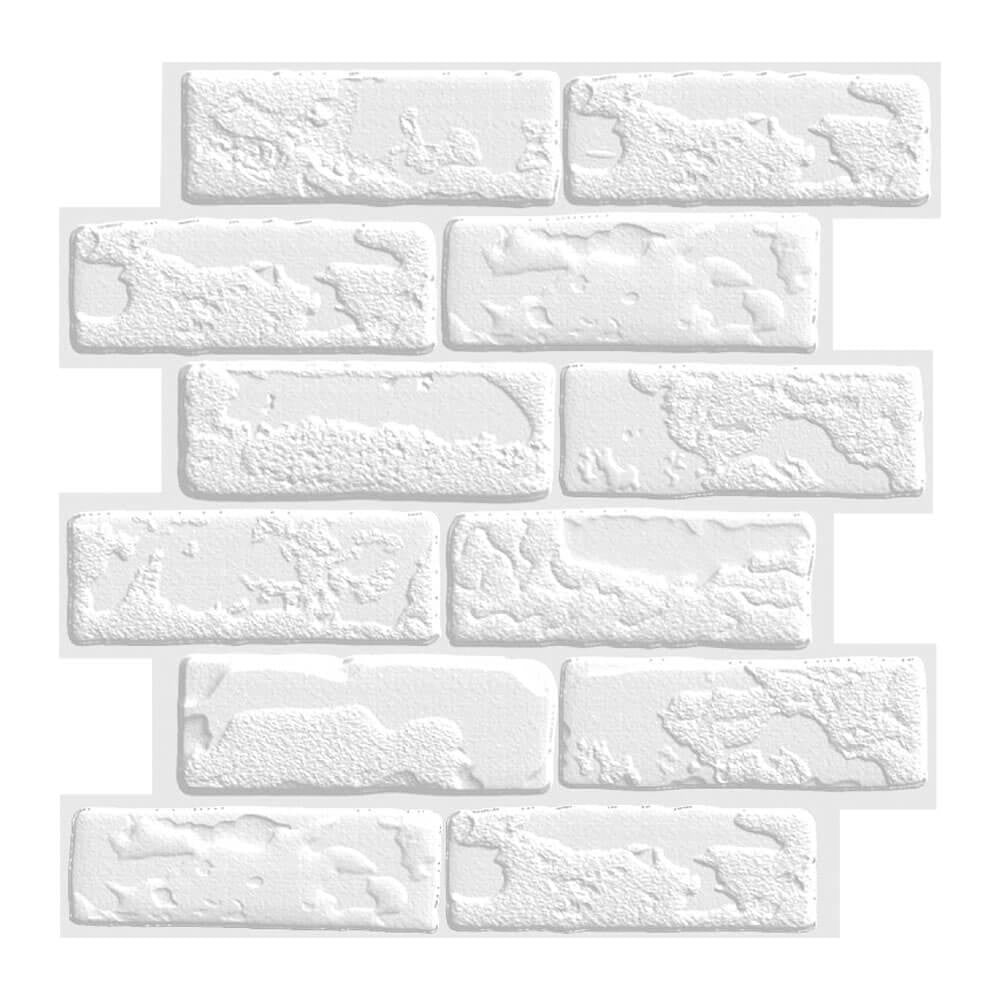 1/10pcs adesivo de parede 3d auto-adesivo painel de parede de tijolo falso casca