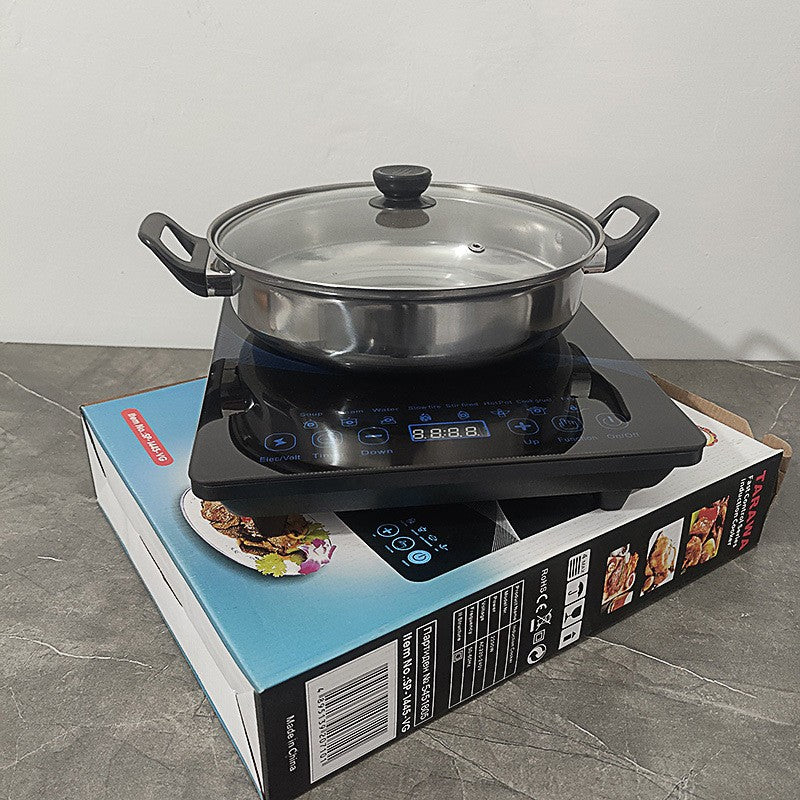 Fogão de indução para fritar, guisado e cozinhar panela quente multifuncional
