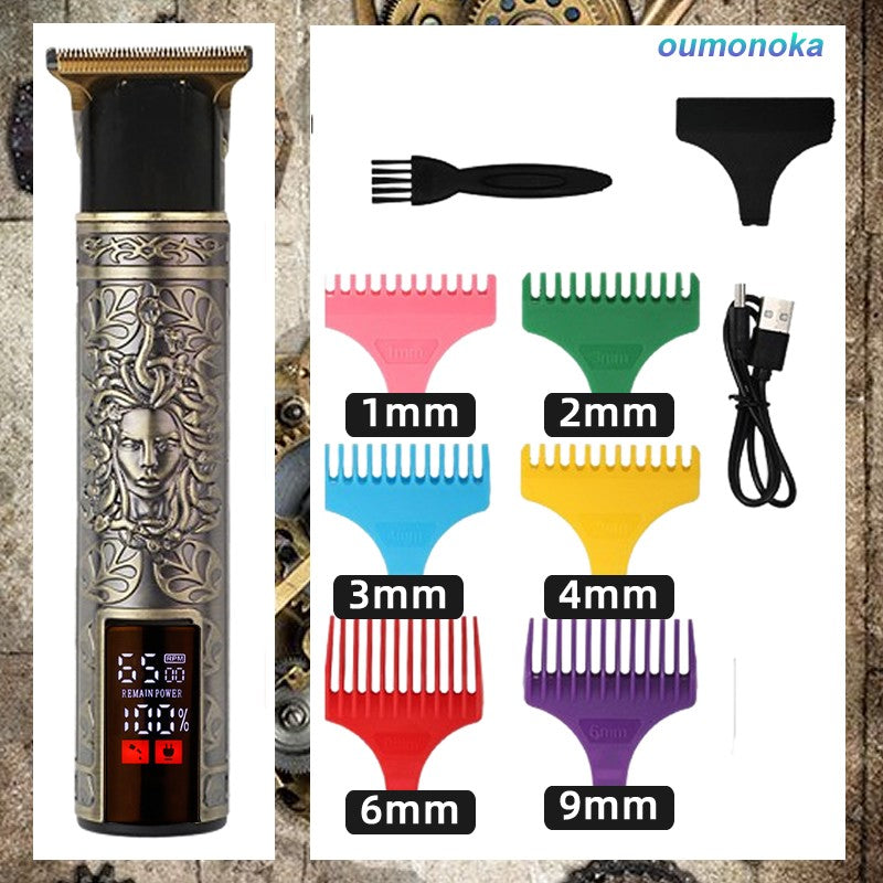 Novo barbeador elétrico profissional para homens navalha para homens cortador d