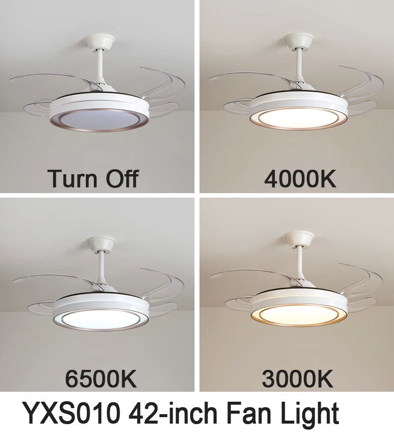 Moderno nórdico led ventiladores de teto com luzes decoração para casa vento