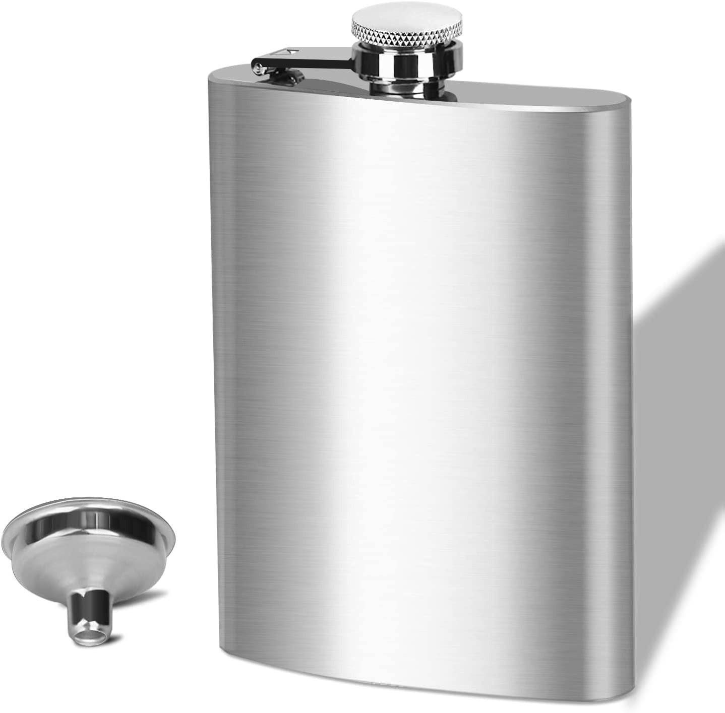 Lmetjma 1 4 5 6 7 8 9 10 oz frasco de quadril de aço inoxidável com bolso funi