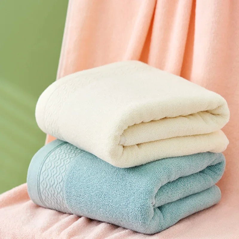 Toalha de banho de algodão pura toalha de banho doméstica absorvente toalha de
