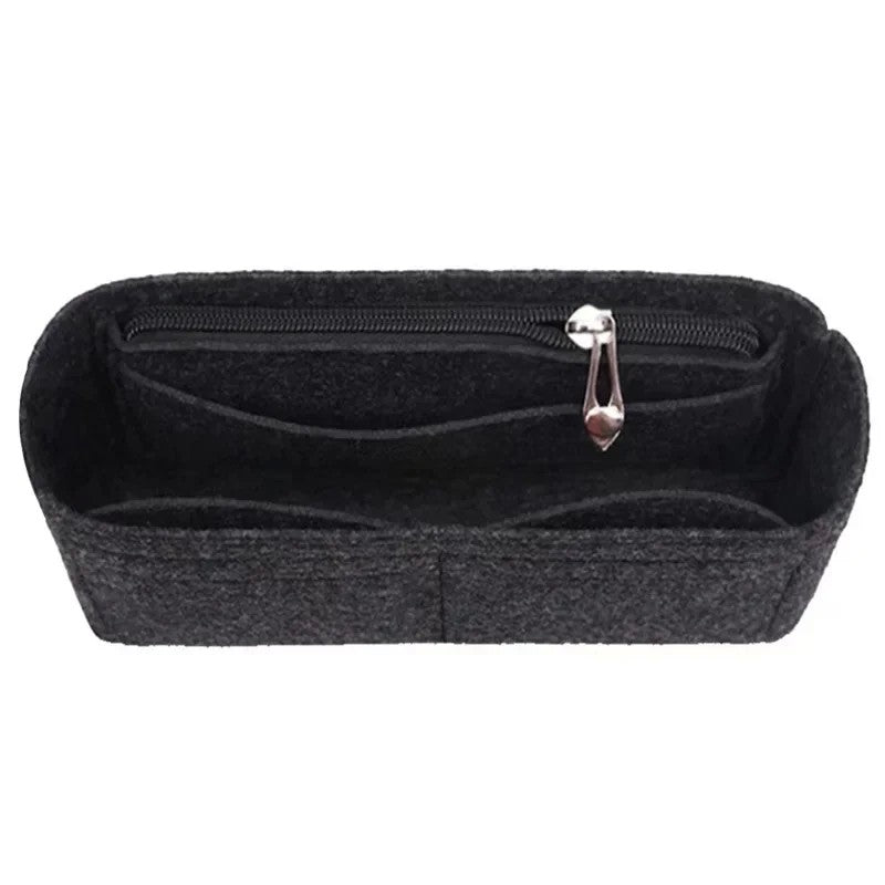 Feltro Insert Bag Serve para Longchamp Mini Handbag, Liner Bag Portátil, Sacos