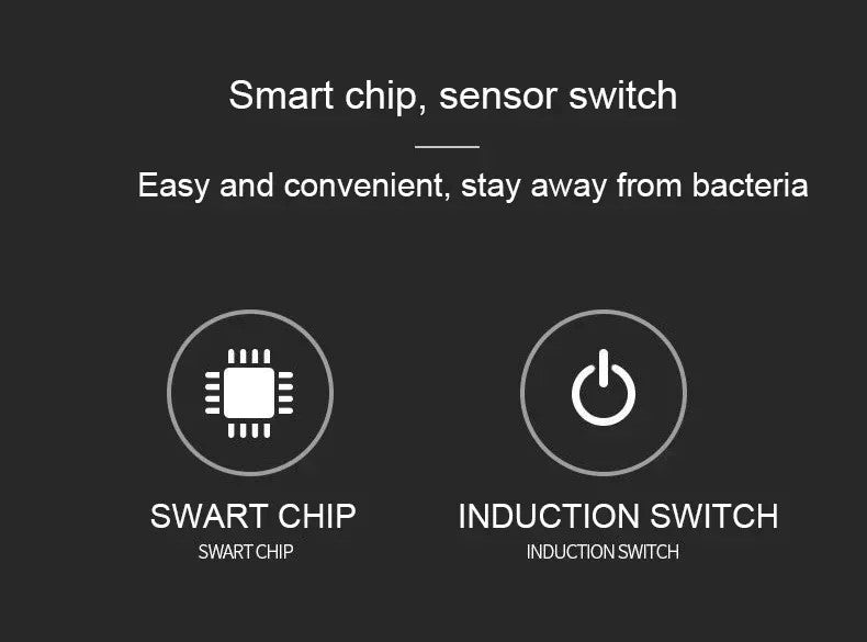 13L Casa Cozinha Sala de estar Banheiro Sensor Inteligente Touchless Tampa Abert