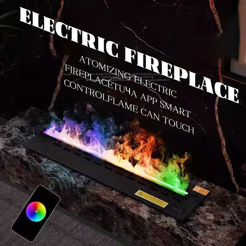 Lareira elétrica interna inteligente de vapor de água, vapor inteligente, cham