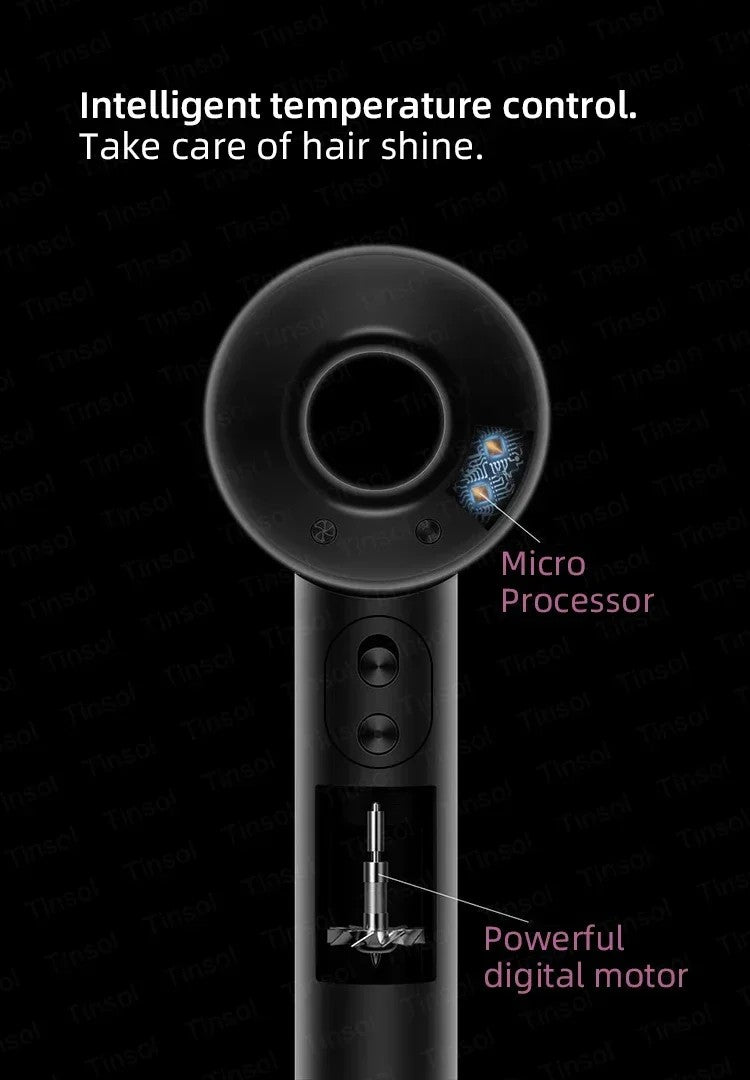 Secador de cabelo de íon negativo de alta velocidade Secador de cabelo profissi