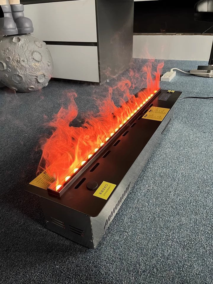 2024 Lareira de névoa 3D WiFi inteligente com controle Alexa - Chama LED realis