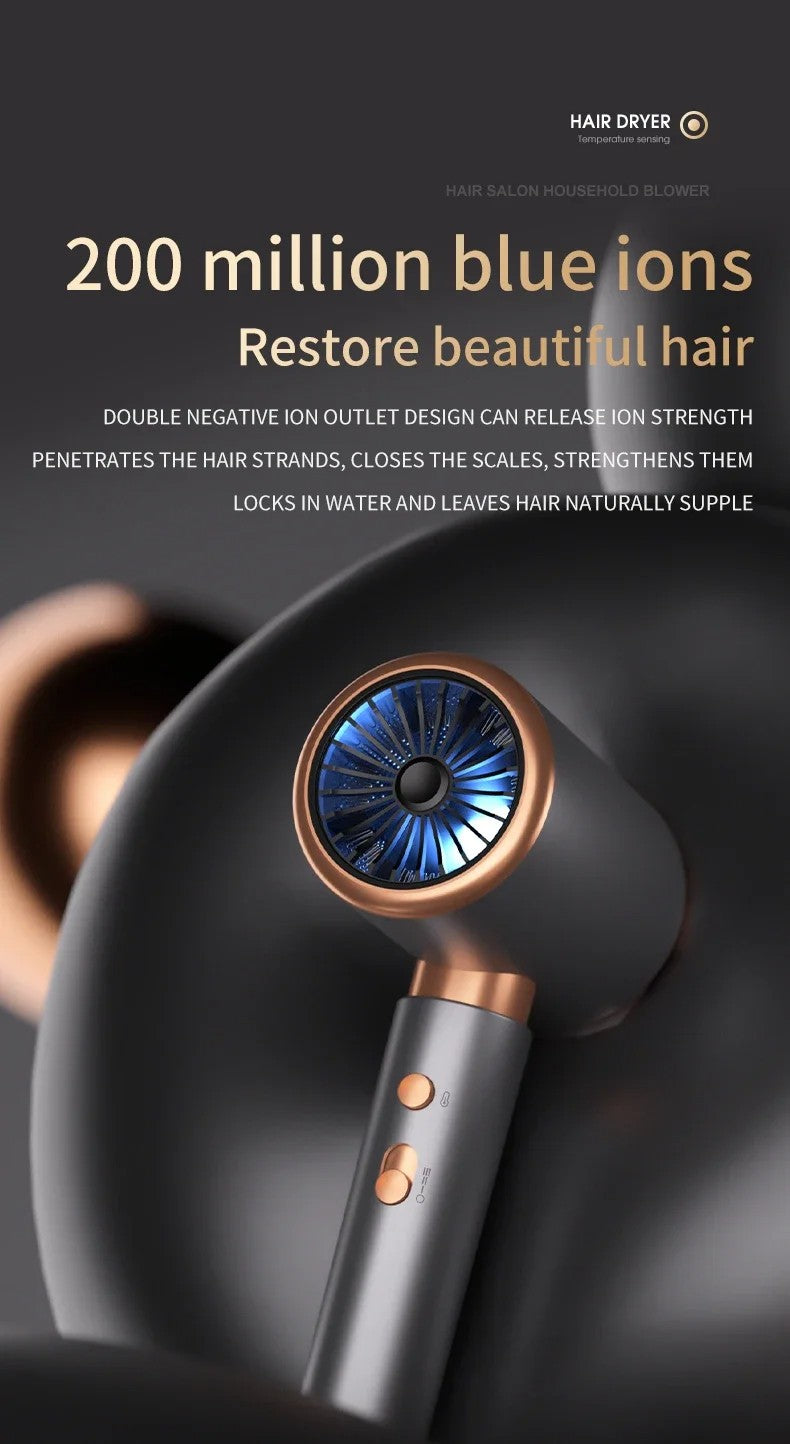 Secador de cabelo profissional para salão de beleza, 2000w, escova de ar quente