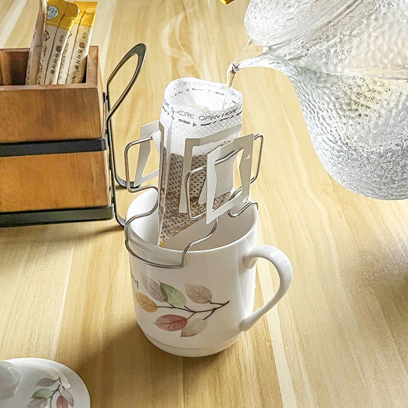 50/100 unidades sacos de filtro de café gotejamento pacote de papel de café po