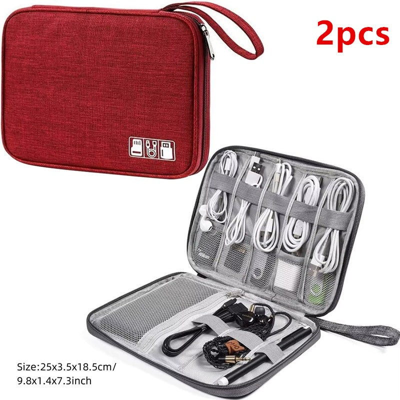 Bolsa de armazenamento digital portátil, dispositivo usb, à prova d&#39;água,