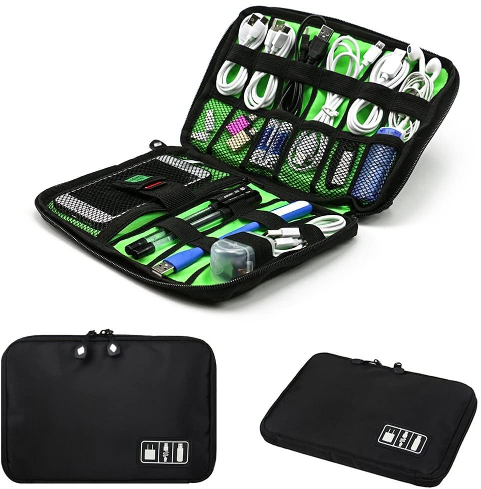 Gadget cabo organizador saco de armazenamento viagem acessórios eletrônicos ca