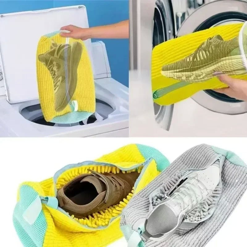 Saco de roupa de algodão fibra macia fácil remoção de sujeira saco de roupa