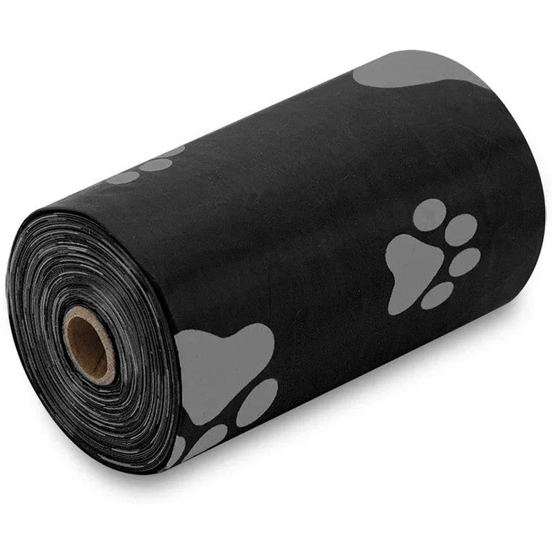 100 rolos saco de cocô do cão limpeza ao ar livre saco de cocô ao ar livre li