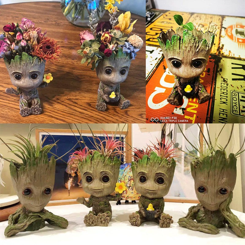 Bebê groot vaso de flores decoração para casa plantadores para plantas de int