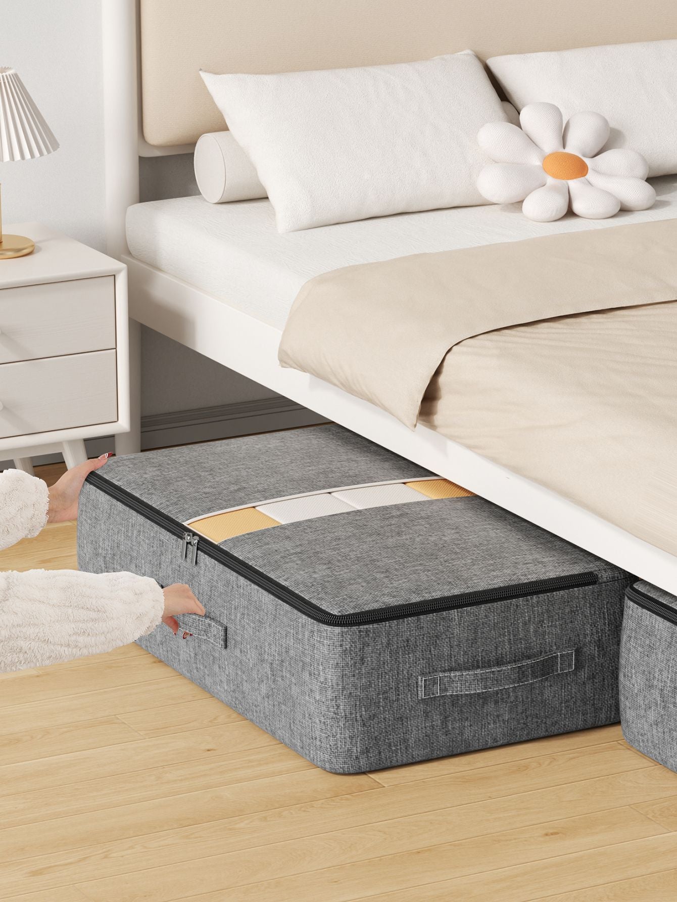 Saco de armazenamento de roupas de cama de grande capacidade extra-grande colcha