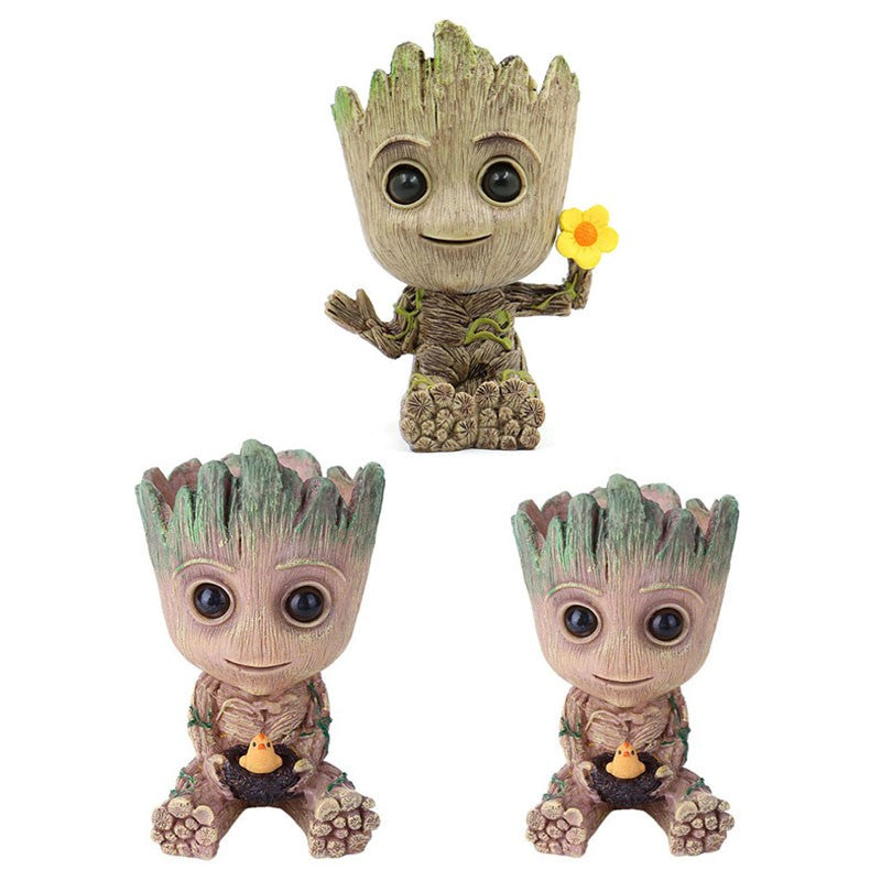 Bebê groot vaso de flores decoração para casa plantadores para plantas de int