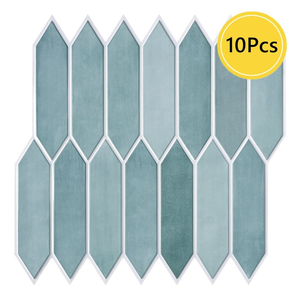 10 painéis de parede 3D dos peças, telhas do backsplash da cascata e da vara,