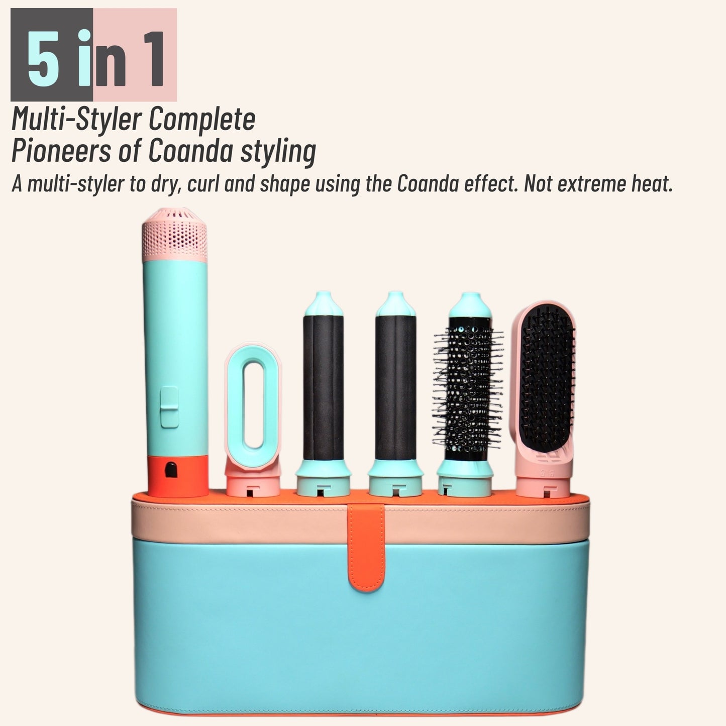 5 em 1 multi modelador novo design secador de cabelo para cabelo 5 em 1 modelado