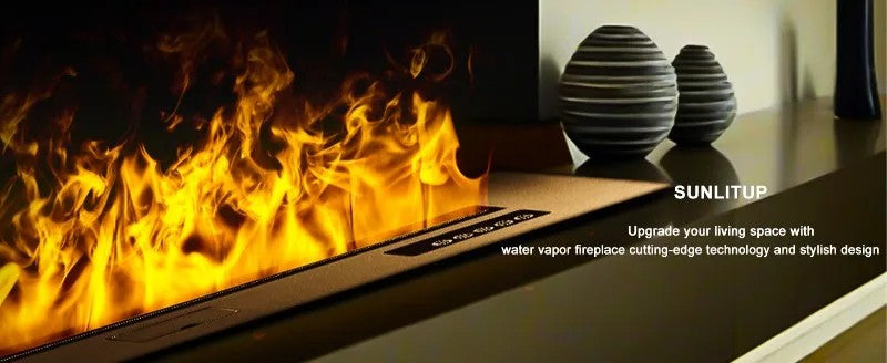 Lareira atomizadora 3d para sala de estar, lareira eletrônica multicolorida com