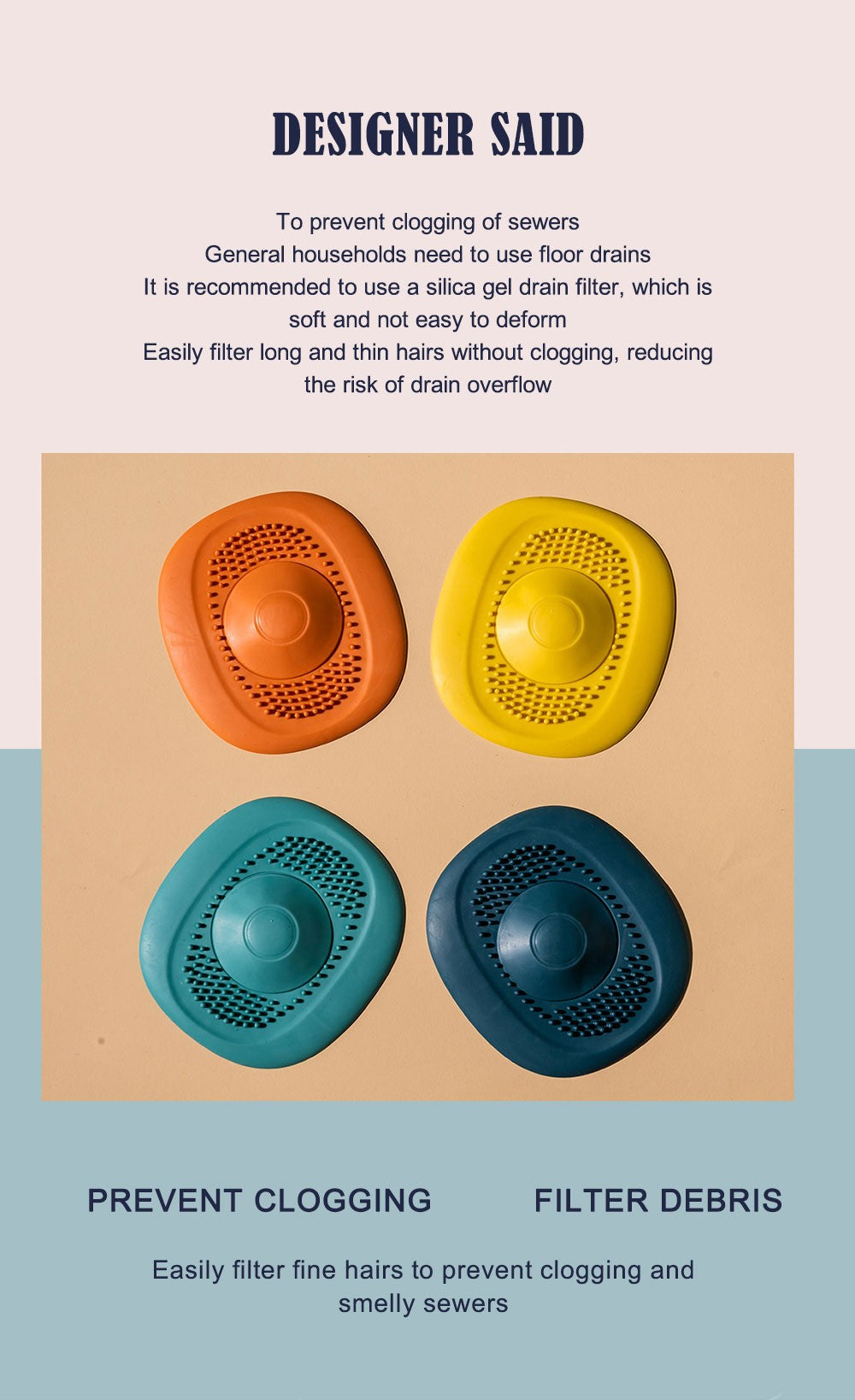 Silicone pia da cozinha plug chuveiro dreno capa rolha pia filtro escorredor dre