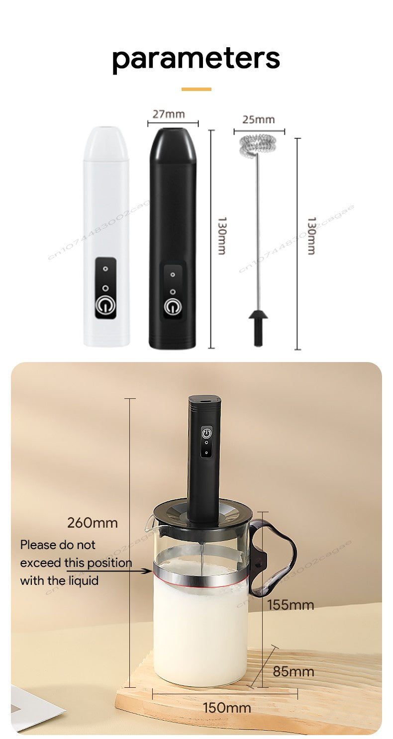 Mini batedor de café recarregável usb, 3 velocidades, máquina de espuma, café, leite, alça elétrica, liquidificador, batedor de ovos, ferramentas de cozinha quentes
