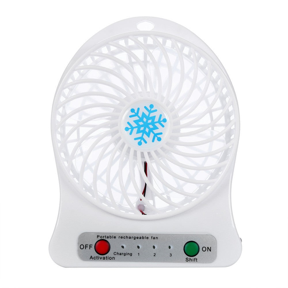 Mini pequeno ventilador de carregamento usb portátil dormitório escritório pe