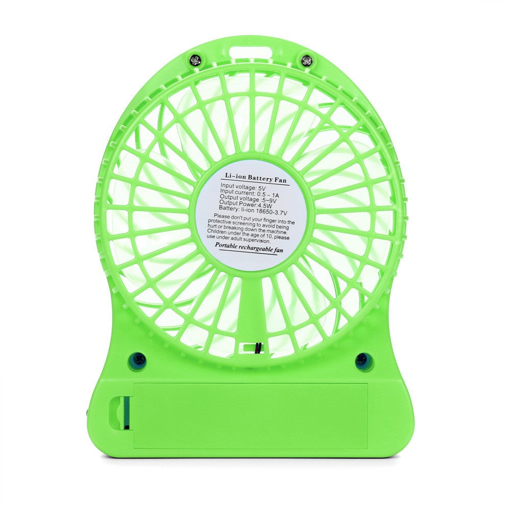 Mini pequeno ventilador de carregamento usb portátil dormitório escritório pe