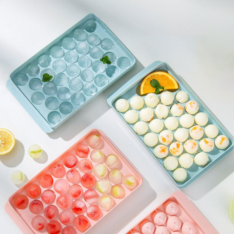 33 bandejas de cubos de gelo para freezer, molde para fazer bolas de gelo, mini